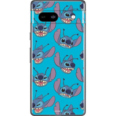 Disney Lilo and Stitch Face Expression Pattern Google Pixel 7a Skin